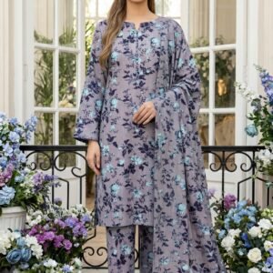 Floral Printed Lawn Suit